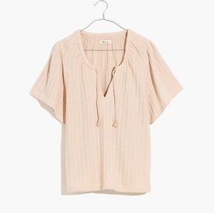 Madewell tie front top